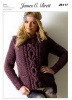 Knitting Pattern - James C Brett JB117 - Rustic Mega Chunky - Sweater